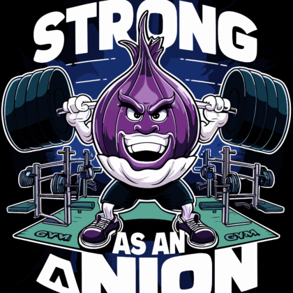 T-shirt floqué Visuel DTF “STRONG AS AN ONION” – Édition CDM 2026