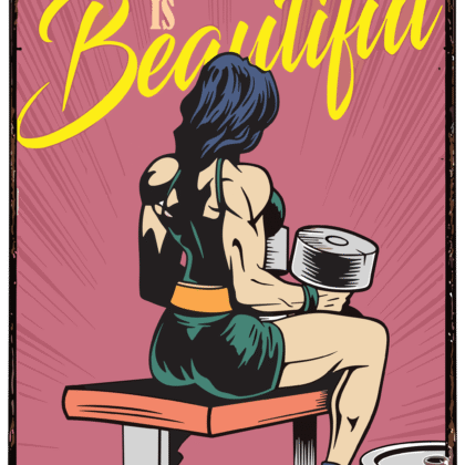 T-shirt floqué Visuel DTF “STRONG IS BEAUTIFUL” – Édition CDM 2026