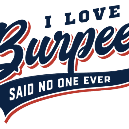 T-shirt floqué Visuel DTF “I LOVE BURPEES ” – Édition CDM 2026
