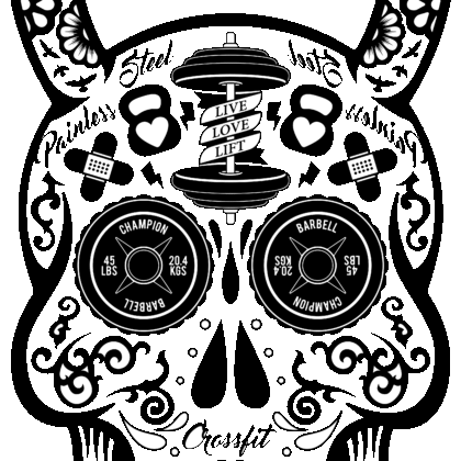 T-shirt floqué Visuel DTF “LIVE LOVE LIFT – PAIN – GAIN SKULL” – Édition CDM 2026