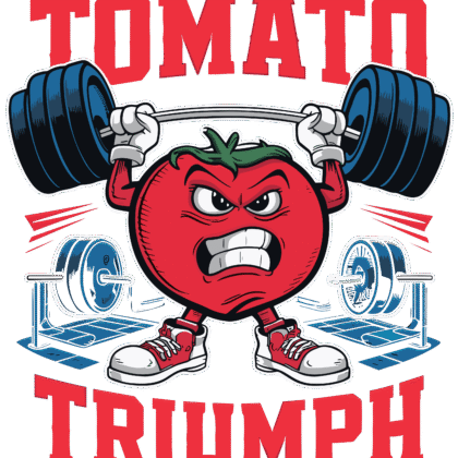 T-shirt floqué Visuel DTF “TOMATO TRIUMPH” – Édition CDM 2026