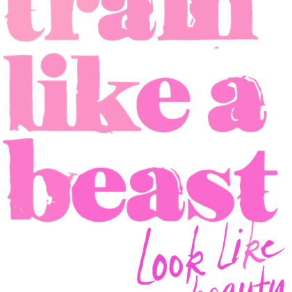 T-shirt floqué Visuel DTF “TRAIN LIKE A BEAST – LOOK LIKE A BEAUTY” – Édition CDM 2026