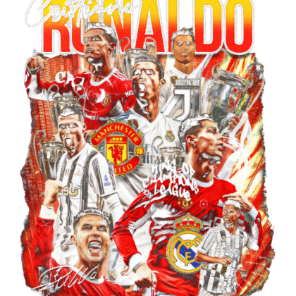 Transfert DTF Football Pop Art – Design N°8 – À floquer chez soi | CDM 2026
