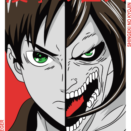 Design DTF — Eren Yeager Transformation
