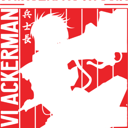 Design DTF — Levi Ackerman Édition Shingeki