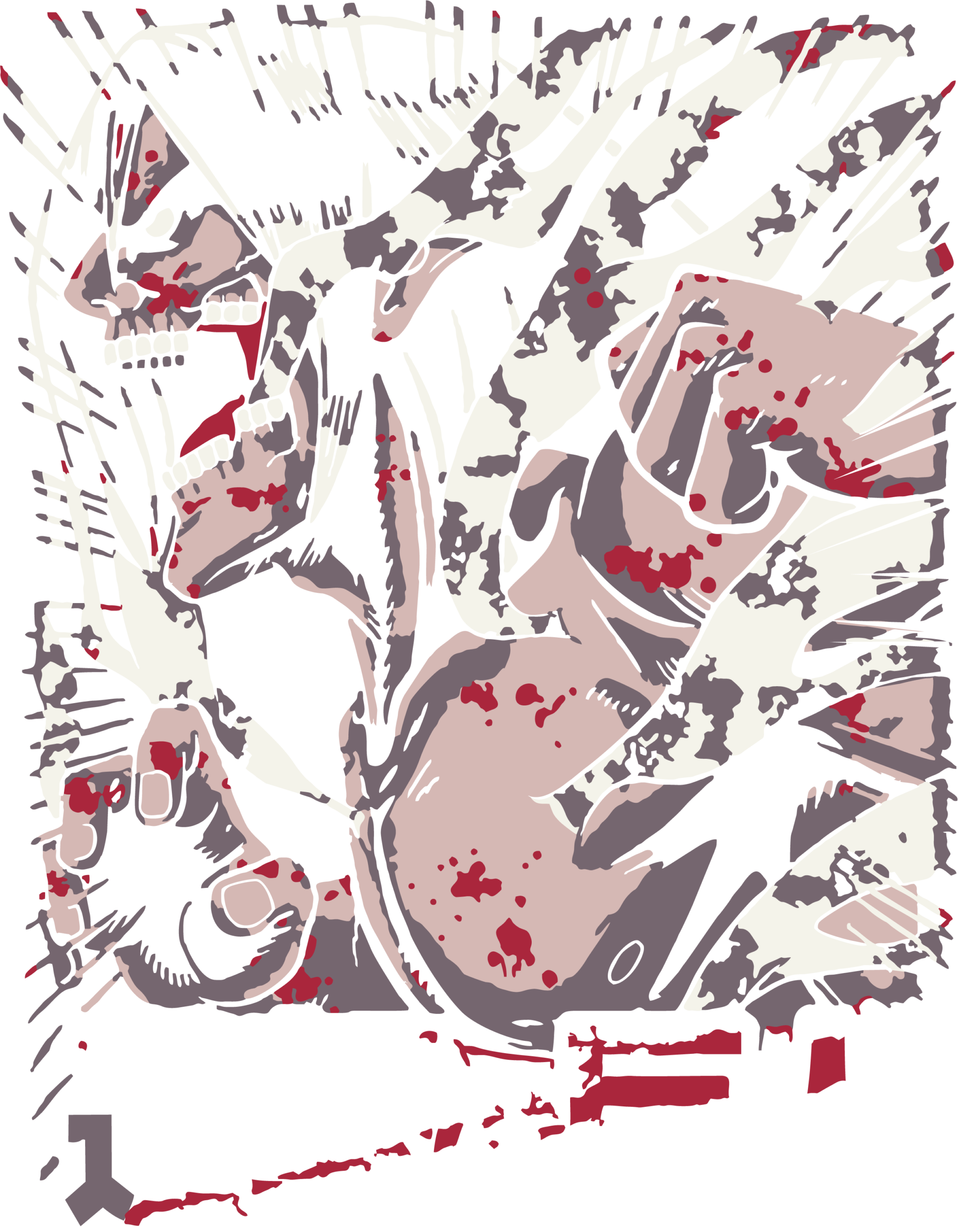 Design DTF — Mikasa Ackerman Berserker