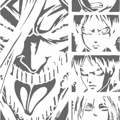 Design DTF — Eren Multi-Titans