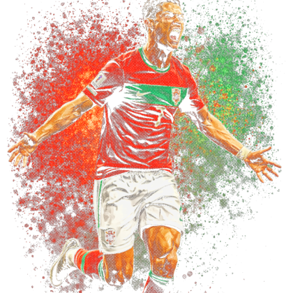Transfert DTF Rétro CR7 N°3 – Légendes du football – À floquer chez soi | CDM 2026