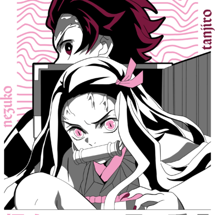 Design Nezuko Kamado Kimono Rose