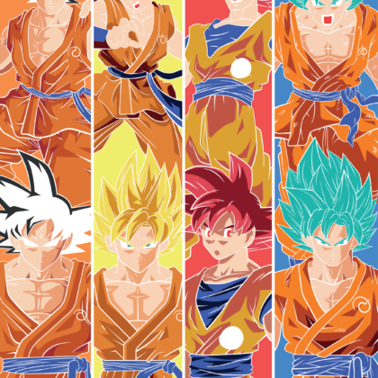 Design Goku Multi-Transformations
