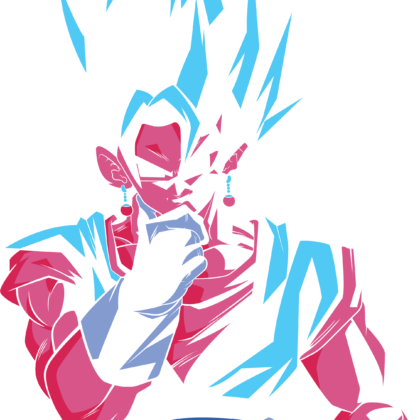 Design Goku Super Saiyan Blue