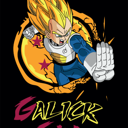 Design Vegeta Super Saiyan