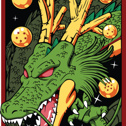 Design Shenron et les 7 Dragon Balls
