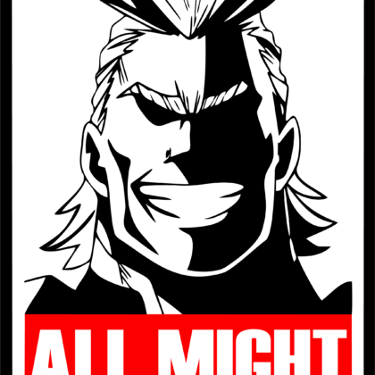 Design All Might Symbole de la Paix