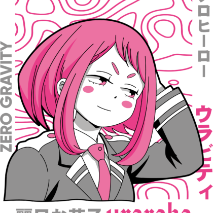 Design Ochaco Uraraka Zero Gravity