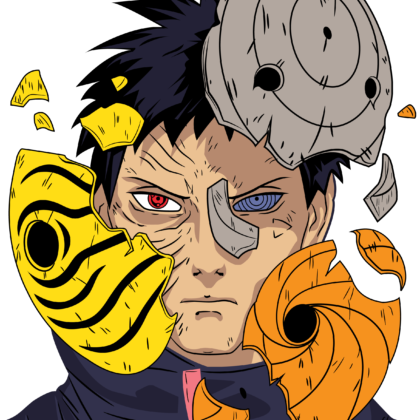 Design Obito Uchiha Masqué