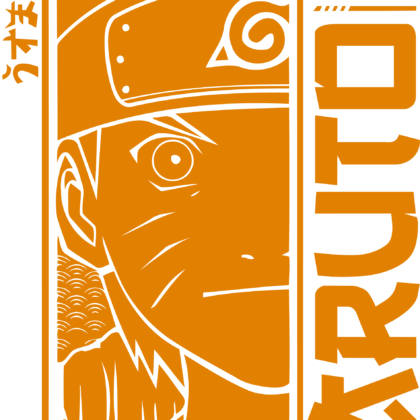 Design Naruto Logo Vertical