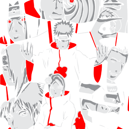 Design Akatsuki Multi-Personnages