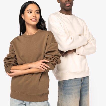 Sweat col rond oversize — NS407 (Native Spirit)
