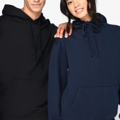 Sweat capuche épaules tombantes French Terry — NS431 (Native Spirit)