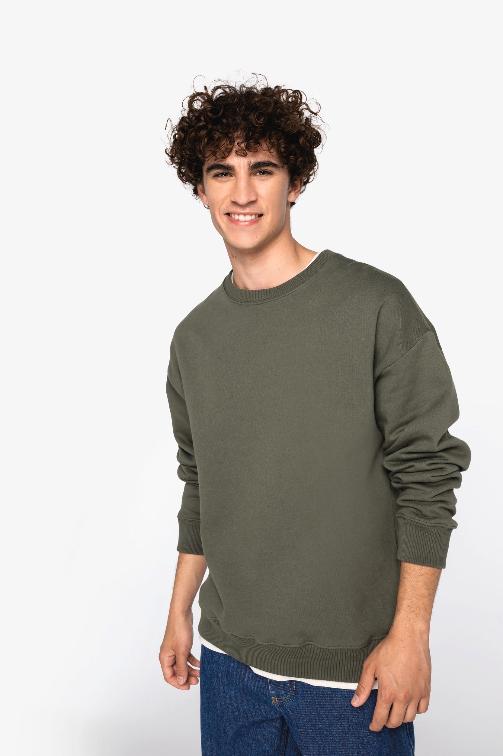 Sweat col rond oversize — NS440 (Native Spirit)