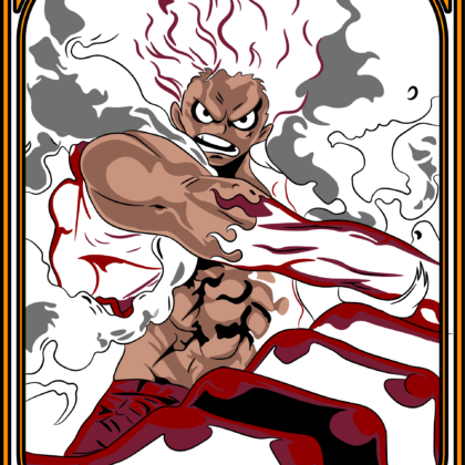 Design original Luffy Gear 5