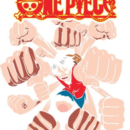 Design original Luffy Gomu Gomu