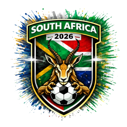 Transfert DTF Écusson South Africa Édition Sport – À floquer chez soi | CDM 2026