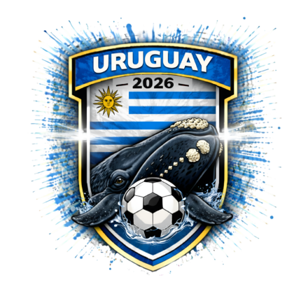Transfert DTF Écusson Uruguay Édition Sport – À floquer chez soi | CDM 2026