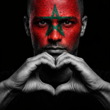 T-shirt noir Fan Zone Maroc CDM 2026