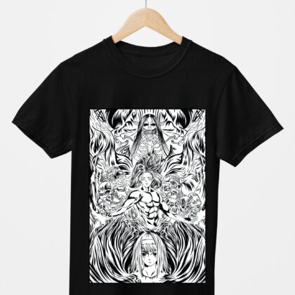 T-shirt floqué Attaque des Titans — Annie Leonhart Titan Féminin