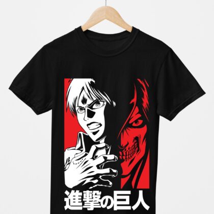 T-shirt floqué Attaque des Titans — Annie Leonhart Combat