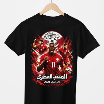 T-shirt floqué Bootleg Qatar N°1 – Édition CDM 2026
