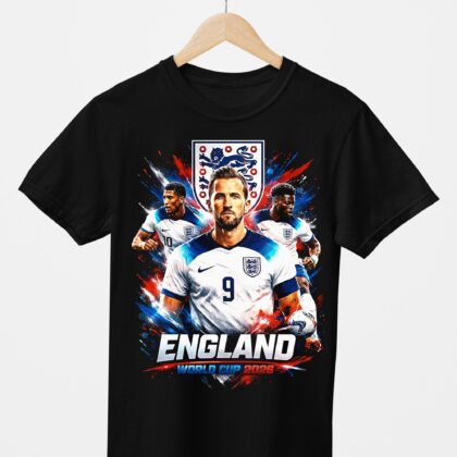 T-shirt floqué Bootleg Angleterre N°1 – Édition CDM 2026