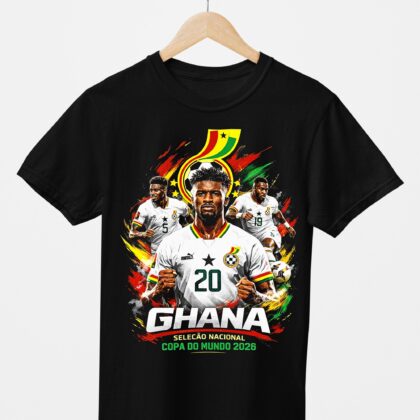 T-shirt floqué Bootleg Ghana N°1 – Édition CDM 2026