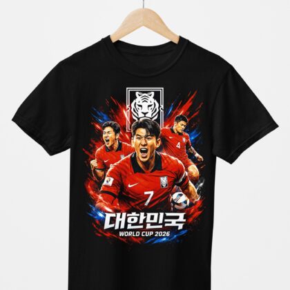 T-shirt floqué Bootleg Corée du Sud N°1 – Édition CDM 2026