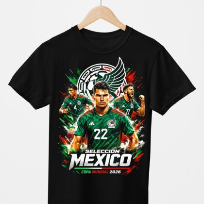 T-shirt floqué Bootleg Mexique N°1 – Édition CDM 2026
