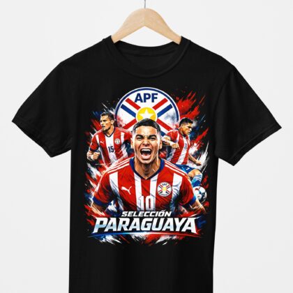 T-shirt floqué Bootleg Paraguay N°1 – Édition CDM 2026