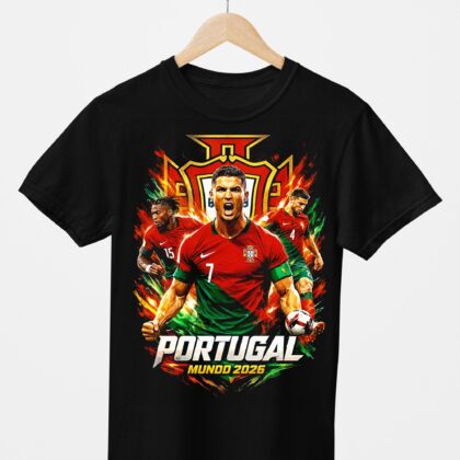 T-shirt floqué Bootleg Portugal N°1 – Édition CDM 2026