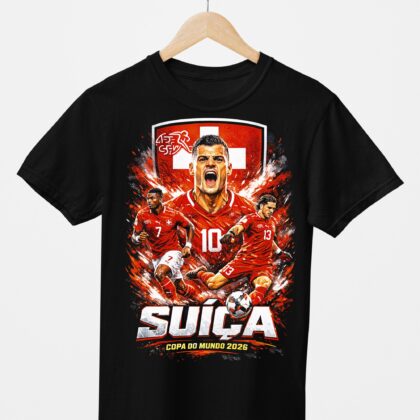 T-shirt floqué Bootleg Suiça N°1 – Édition CDM 2026