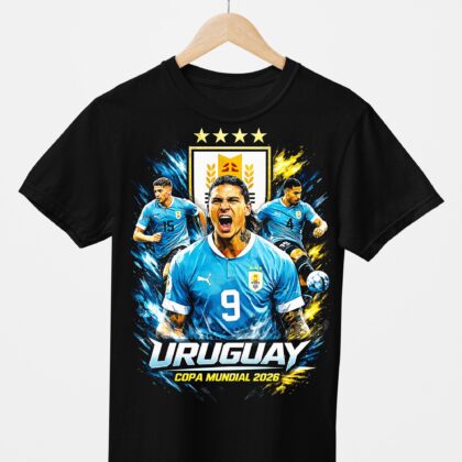 T-shirt floqué Bootleg Uruguay N°1 – Édition CDM 2026