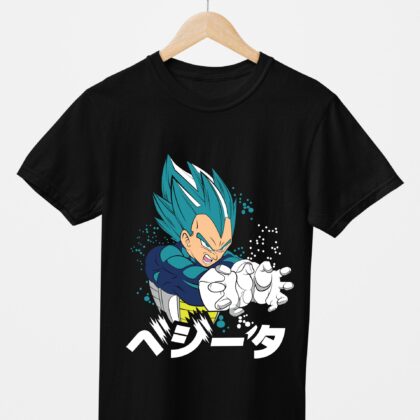 T-shirt floqué Dragon Ball — Vegeta Édition Japon