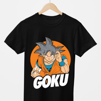 T-shirt floqué Dragon Ball — Goku Logo Édition