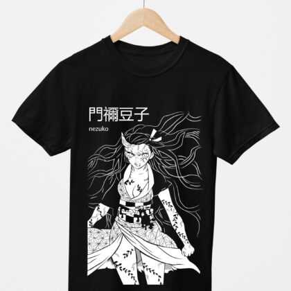 T-shirt floqué Demon Slayer — Nezuko Kamado Édition Officielle