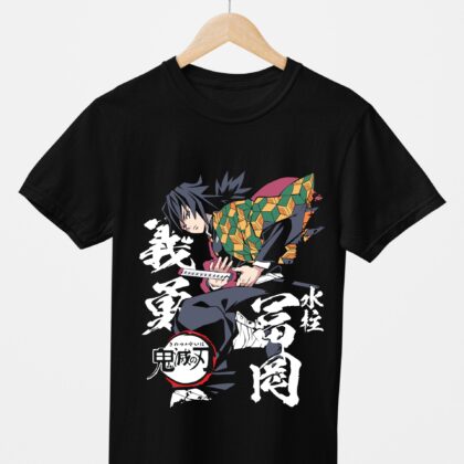 T-shirt floqué Demon Slayer — Giyu Tomioka Édition Japon