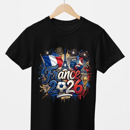 T-shirt floqué Écusson France Édition Drapeau & Culture – Édition CDM 2026