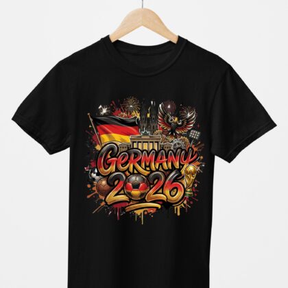 T-shirt floqué Écusson Allemagne Édition Drapeau & Culture – Édition CDM 2026