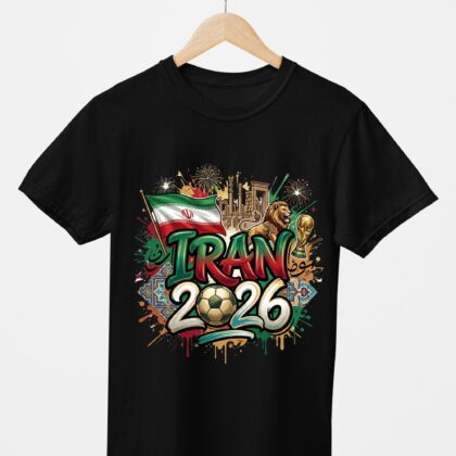T-shirt floqué Écusson Iran Édition Drapeau & Culture – Édition CDM 2026