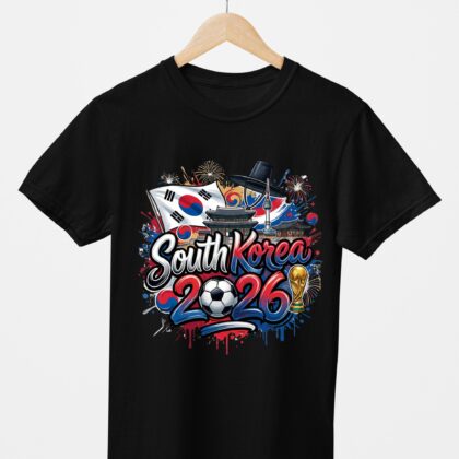 T-shirt floqué Écusson South Corée du Sud Édition Drapeau & Culture – Édition CDM 2026