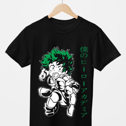 T-shirt floqué My Hero Academia — Izuku Midoriya Deku
